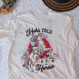 Hold Your Horses Short Sleeve Tee